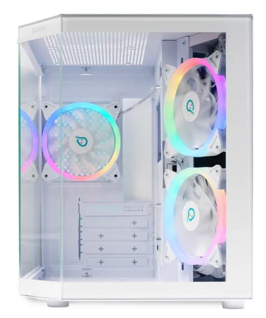 Carcasa SPACER Aquarium, Cube Tower, White — miniatură