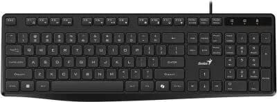 TASTATURA Genius "KB-117S", USB, cu fir, silentioasa, 104 taste, negru, "31300017400"