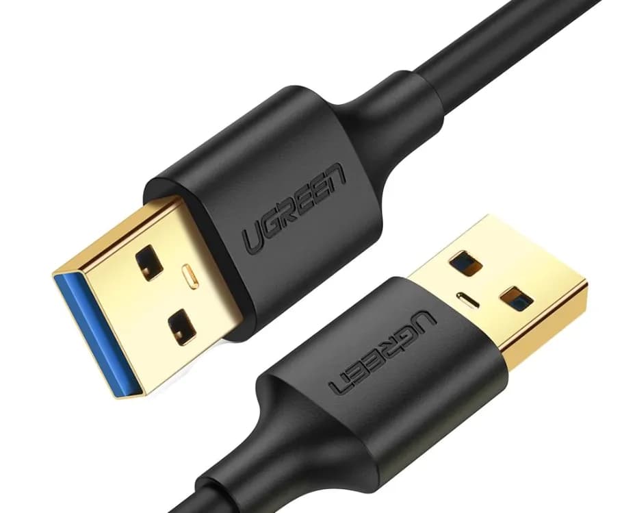 CABLU USB Ugreen pt. PC sau alte device-uri, "US128" USB 3.0 (T) la USB 3.0 (T), 1m, negru, "10370" - 6957303813704
