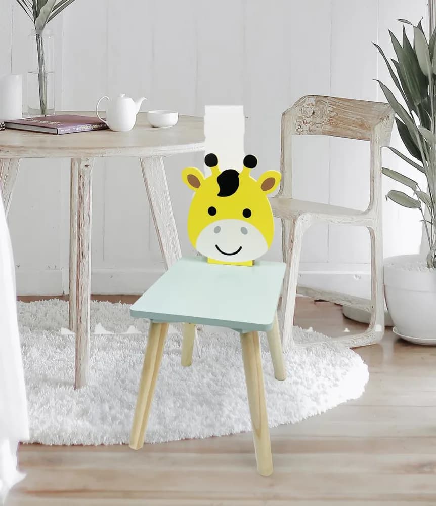 Scaun copii, MDF,design girafa, U-Grow — miniatură