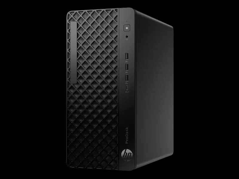 Desktop Business HP ProDesk 4 G1i Tower cu procesor Intel Core Ultra 5 235 pana la 5.0 GHz, 16 GB DDR5, 512GB SSD, Intel Integrated Graphics, Windows 11 Pro, Black — miniatură