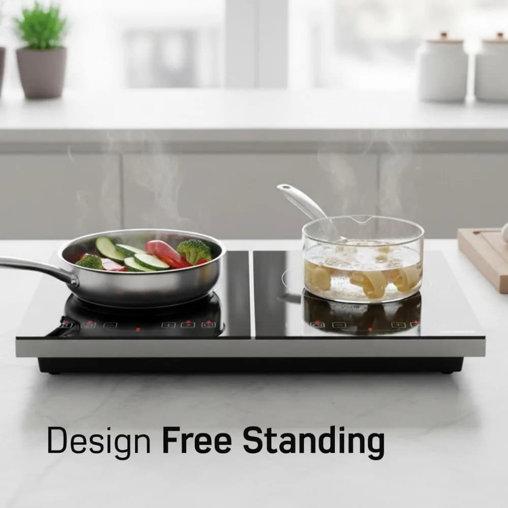 PLITA INDUCTIE FREE STANDING HEINNER HFSHI-M2ZBTC — miniatură