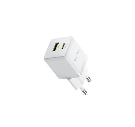 Incarcator Retea Baseus Palm, 30 W, 2 porturi, Alb