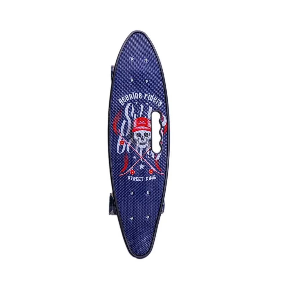 Placa skateboard cu roti silicon, led — miniatură