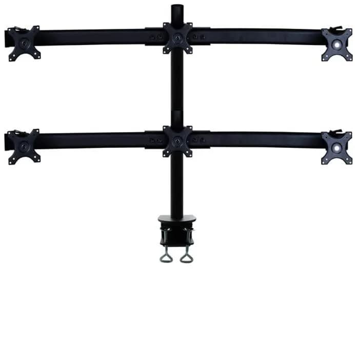 Suport Monitor de Birou, Neomounts by Newstar FPMA-D700D6, 19" - 27", VESA 100x100, suporta pana la 8kg, negru — miniatură