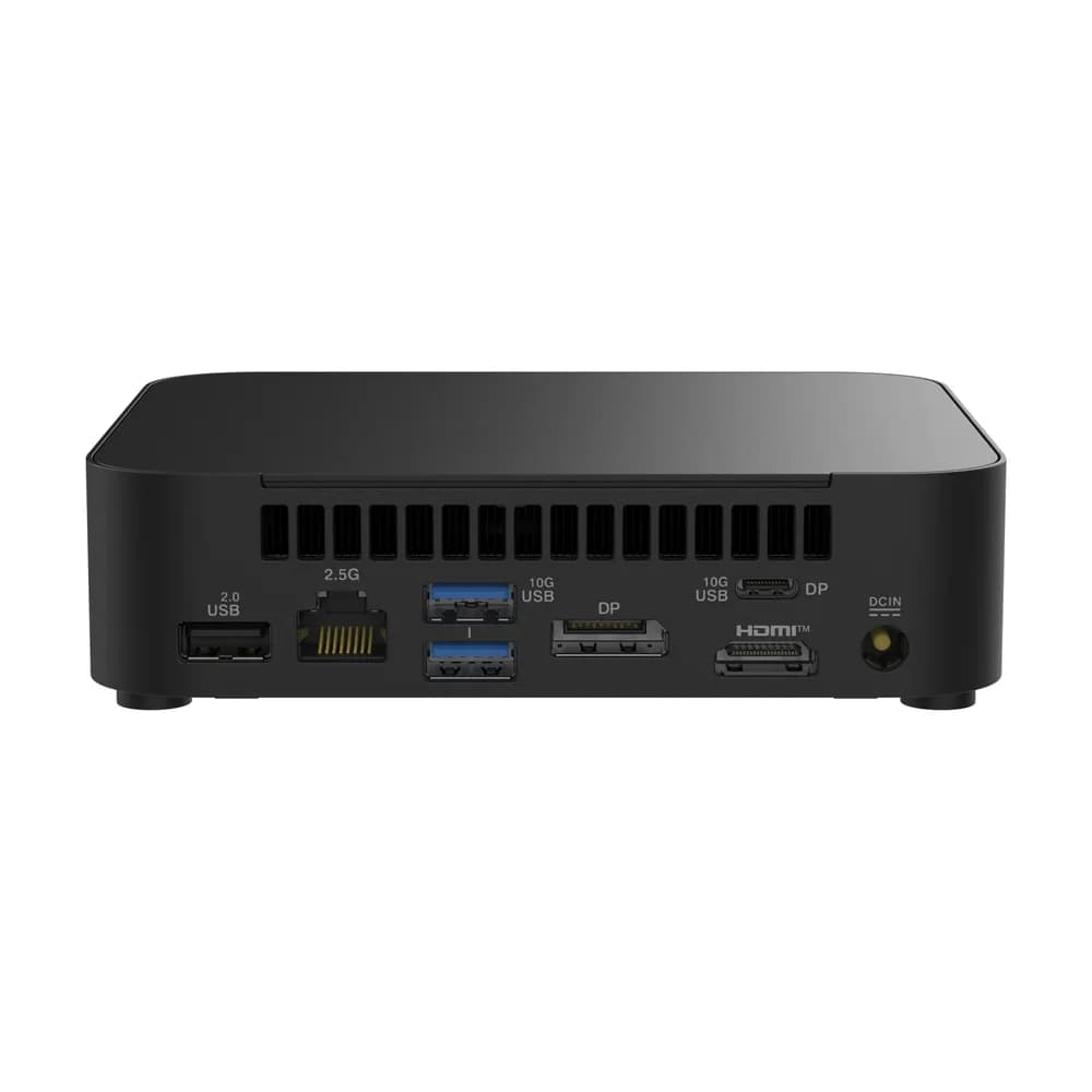 ASUS NUC 14 Essential/RNUC14MNK3500002/N355 Processor/1xDDR5-4800 SO-DIMM/5xUSB Type-A/2xUSB Type-C/3.5mm jack/2,5Gbe LAN/1xHDMI/ 1x DP/no Storage/no RAM/no OS "90AR00M2-M00090" — miniatură
