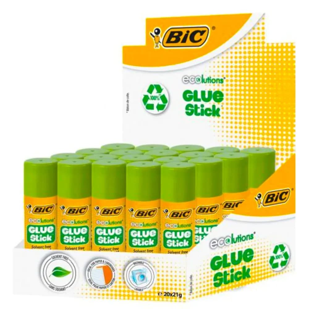 Lipici solid ECO 21 g 20/cutie - BIC — miniatură