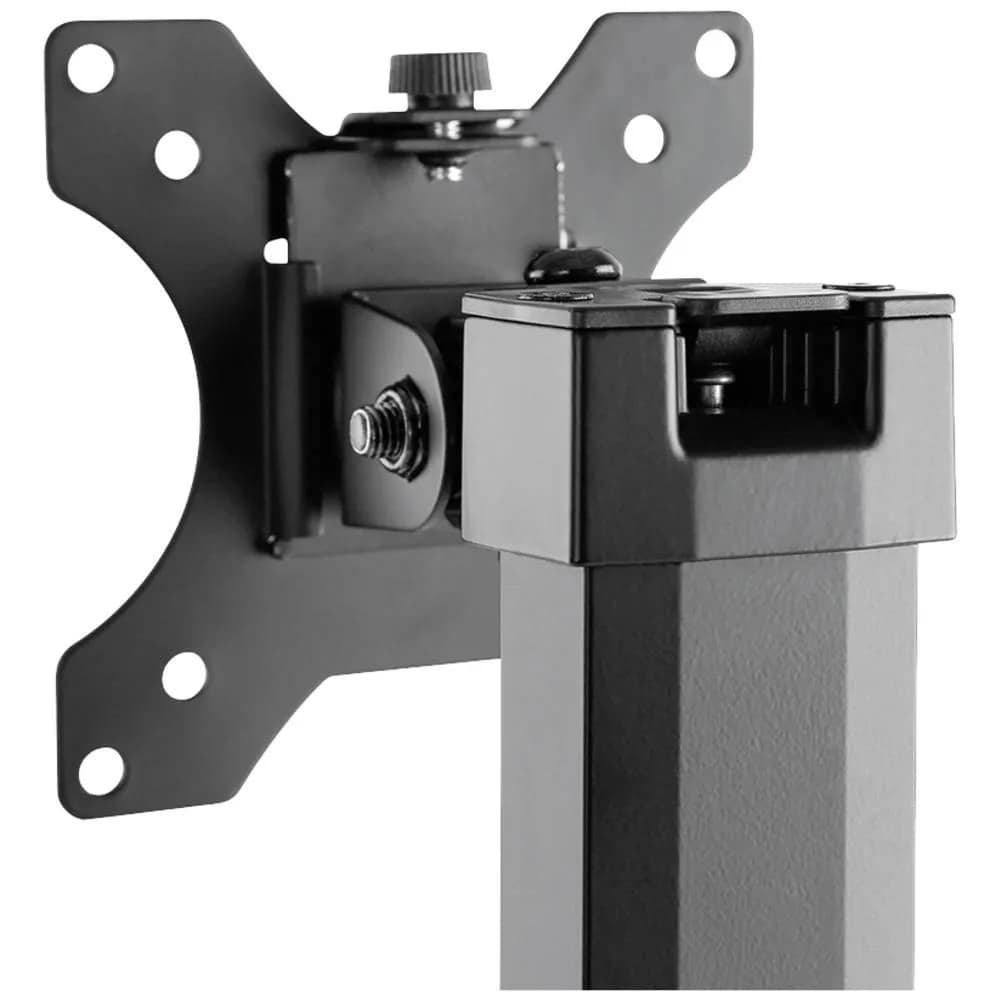 Suport monitor de birou Neomounts FPMA-D865BLACK; pentru display-uri cu diagonale 10"-32", sistem de prindere VESA 75x75~100x100, greutate maxima suportata 7kg, full motion, tilt +20°, swivel +90°, rotate +360°; gas spring; culoare negru. — miniatură
