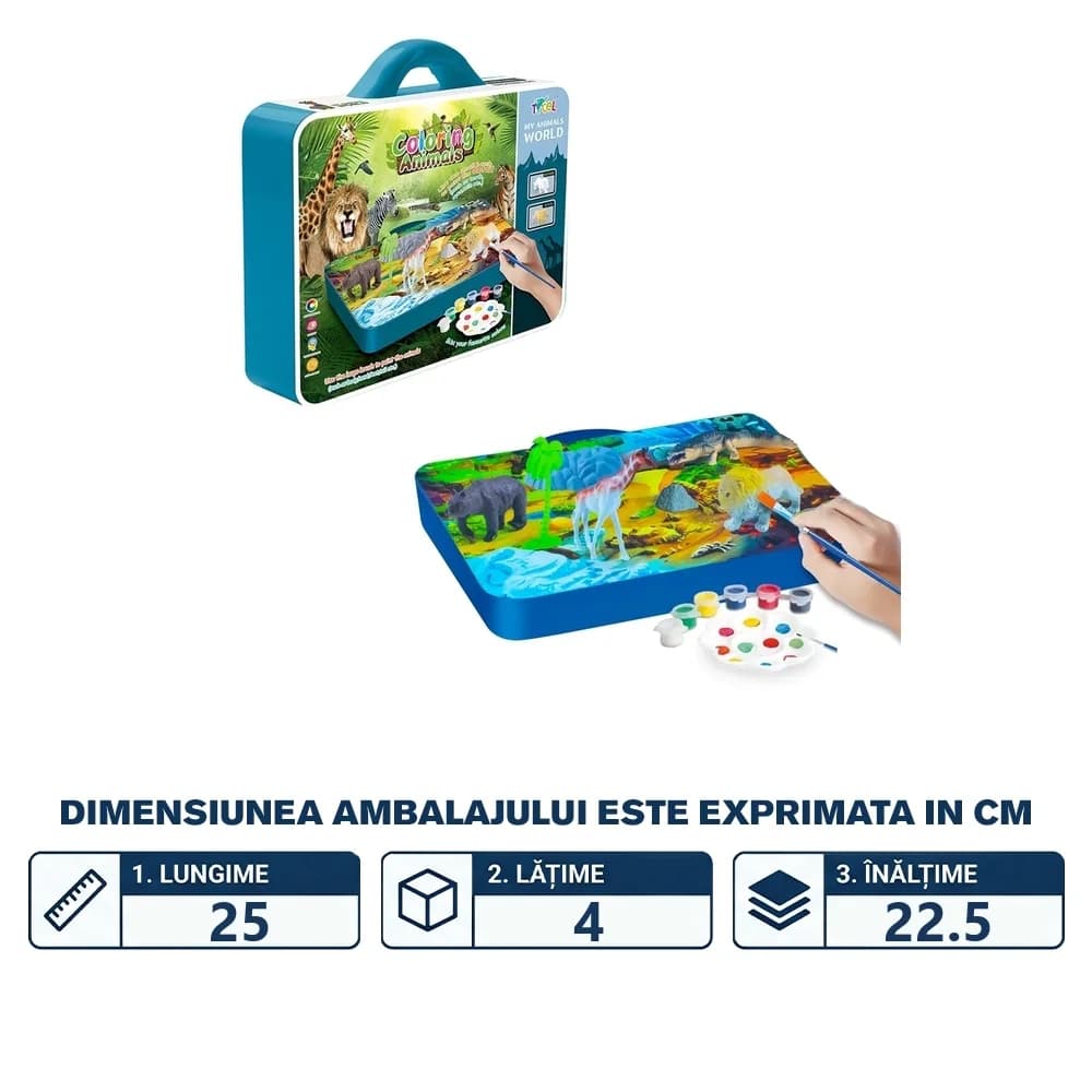 Set creativ pictura, Animale salbatice — miniatură
