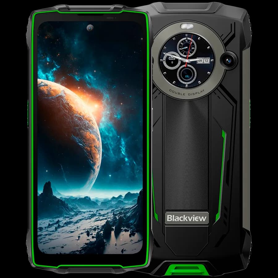 Blackview Rugged BV8200 LTE 6.5-inch FHD+IPS 1080x2400 120Hz Corning 3th + 1.3-inch 360x360 12+256GB MT8781 Octa-core 2.2GHz 8800mAh CAM Front 32MP Rear 50+13MP Green "BV8200_GR_EU"