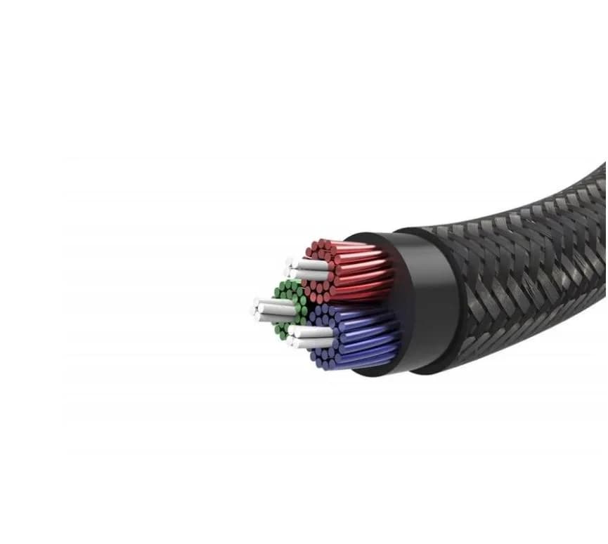CABLU audio Ugreen, "AV118" stereo 3.5 mm jack (T) la 3.5 mm jack (M),conectori auriti, braided, 1.5 m, negru "40674" - 6957303846740 — miniatură