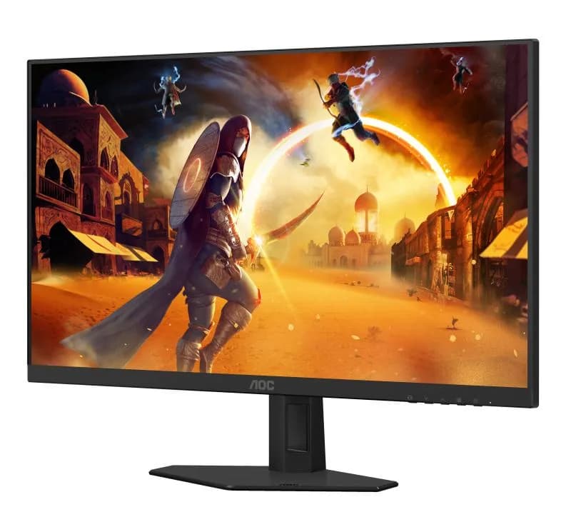 Monitor Consumer AOC Q24G4RE, 23.8", 2560 x 1440 pixeli, Black, Red