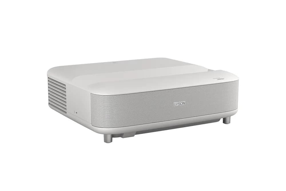 PROJECTOR EPSON EH-LS670W DIAMOND WHITE, short throw, 3600 Lumeni, Rezolutie: 4K PRO-UHD, Aspect ratio: 16:9, Contrast: 5.000.000 : 1, Sursa de lumina: Laser, Durata viata sursa lumina: 20.000h, Refresh rate: 192 Hz - 240 Hz, Suport HDR, până la 1,07 miliarde culori, Dimensiuni ecran proiectie — miniatură