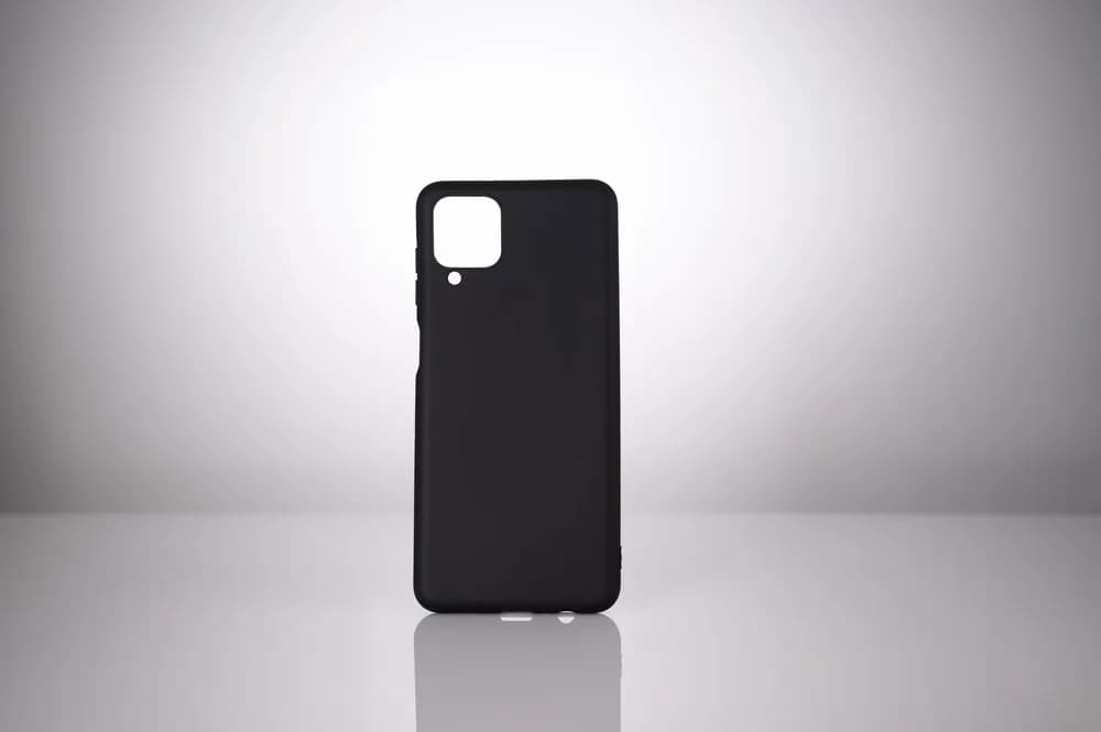 Husa Samsung Galaxy M12 Spacer, negru, grosime 1.5mm, material flexibil TPU "SPPC-SM-GX-M12-TPU" — miniatură