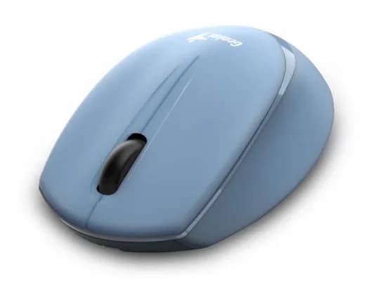 MOUSE Genius, "NX-7009", PC sau NB wireless, 2.4GHz, optic, 1200 dpi, butoane/scroll 3/1, senzor Blue-Eye, albastru, "31030030401" — miniatură