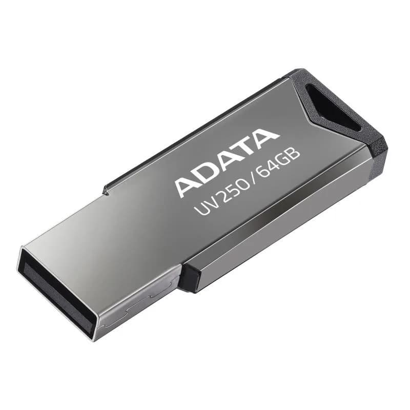 Memorie USB ADATA UV250 64 GB, USB 2.0, Argintiu