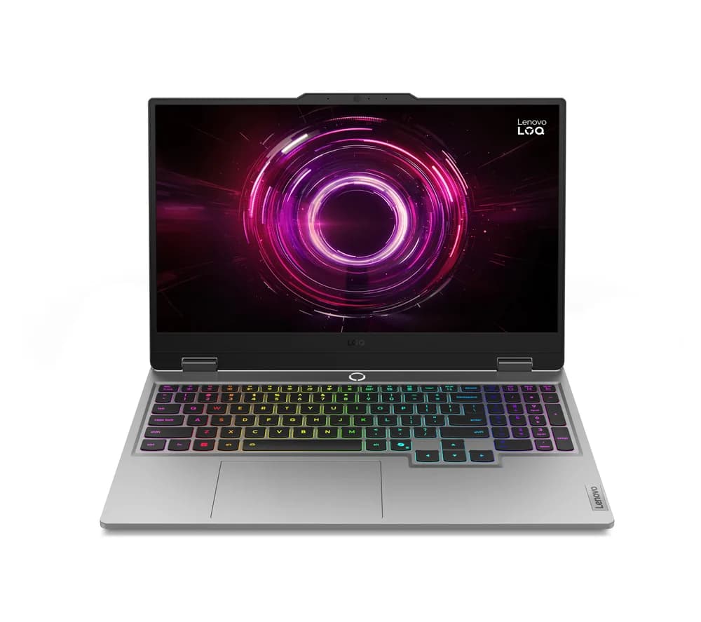Gaming 15.6 LOQ 15AHP10, FHD IPS 144Hz G-Sync, Procesor AMD RyzenTM 5 220 (16M Cache, up to 4.9 GHz), 24GB DDR5, 512GB SSD, GeForce RTX 5050 8GB, No OS, Luna Grey "83JG00EQRM"