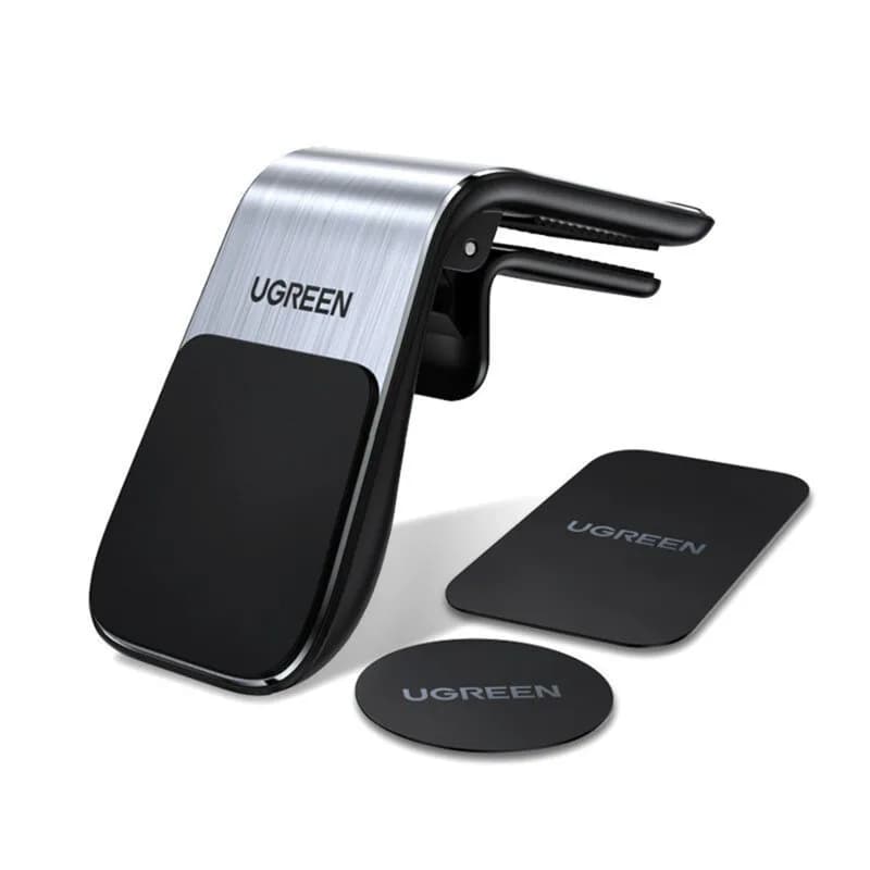 SUPORT AUTO Ugreen pt. SmartPhone, "LP290" fixare grila ventilatie, magnetic, argintiu "80712B" - 6957303893171