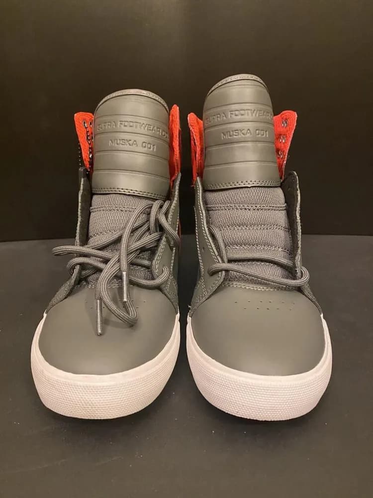 INCALTAMINTE SUPRA SKYTOP IV LIGHT GREY/WHITE/CHARCOAL, 45 — miniatură