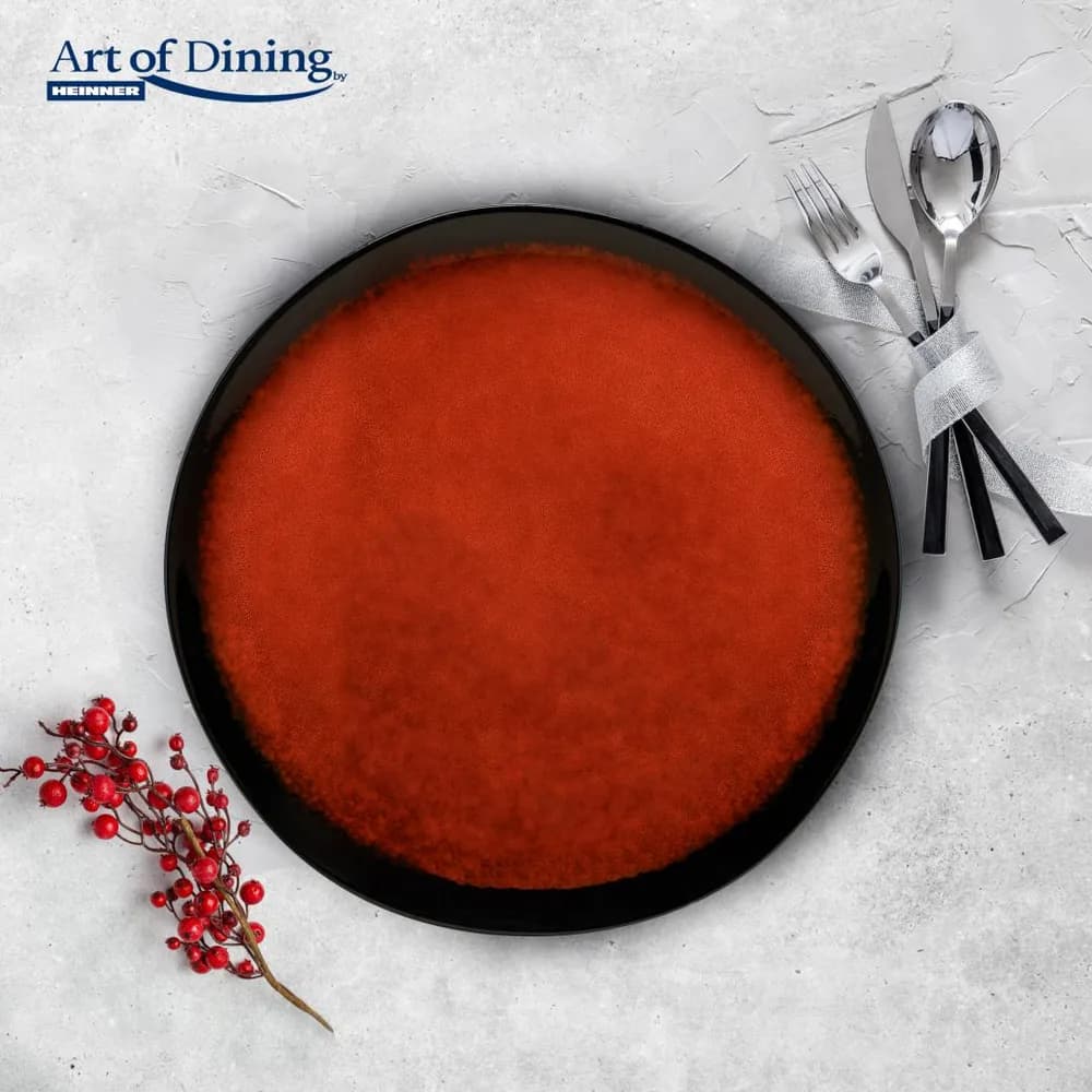 SET 4X FARFURIE INTINSA CERAMICA 28 CM, VULCANO, ART OF DINING BY HEINNER — miniatură