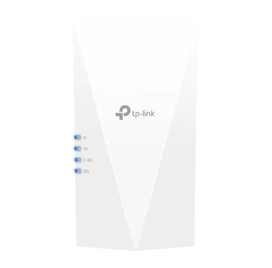 TP-link AX1500 Wi-Fi Range Extender, RE500X, 1 Port Ethernet Gigabit, 2 Antene interne, Standarde Wireless, IEEE 802.11a/n/ac/ax 5GHz, IEEE 802.11b/g/n 2.4GHz, frecventa 2.4, 5 Ghz, 300 Mbps at 2.4GHz, 1200 Mbps at 5GHz.