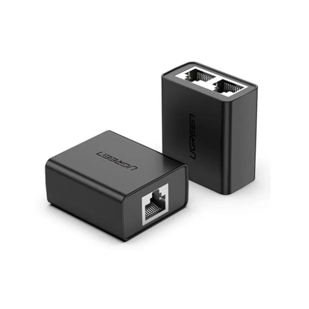 SPLITTER RJ-45 Ugreen, "CM210" pt. cablu UTP, Cat5, 1 x RJ-45 (M) la 2 x RJ-45 (M), setul contine 2 buc, viteza maxima 100 Mbps, material plastic, negru "50923" - 6957303859238
