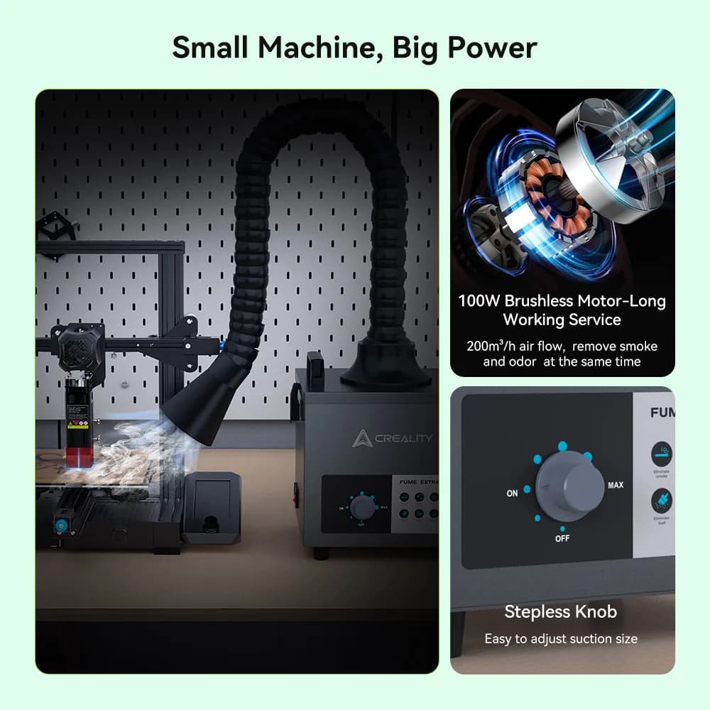 Accesoriu imprimantă 3D Creality Fume Extractor — miniatură