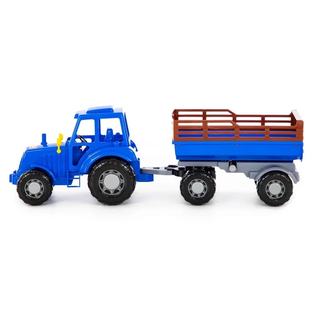 Tractor cu remorca, Altay, 57x17x18 cm, Polesie — miniatură