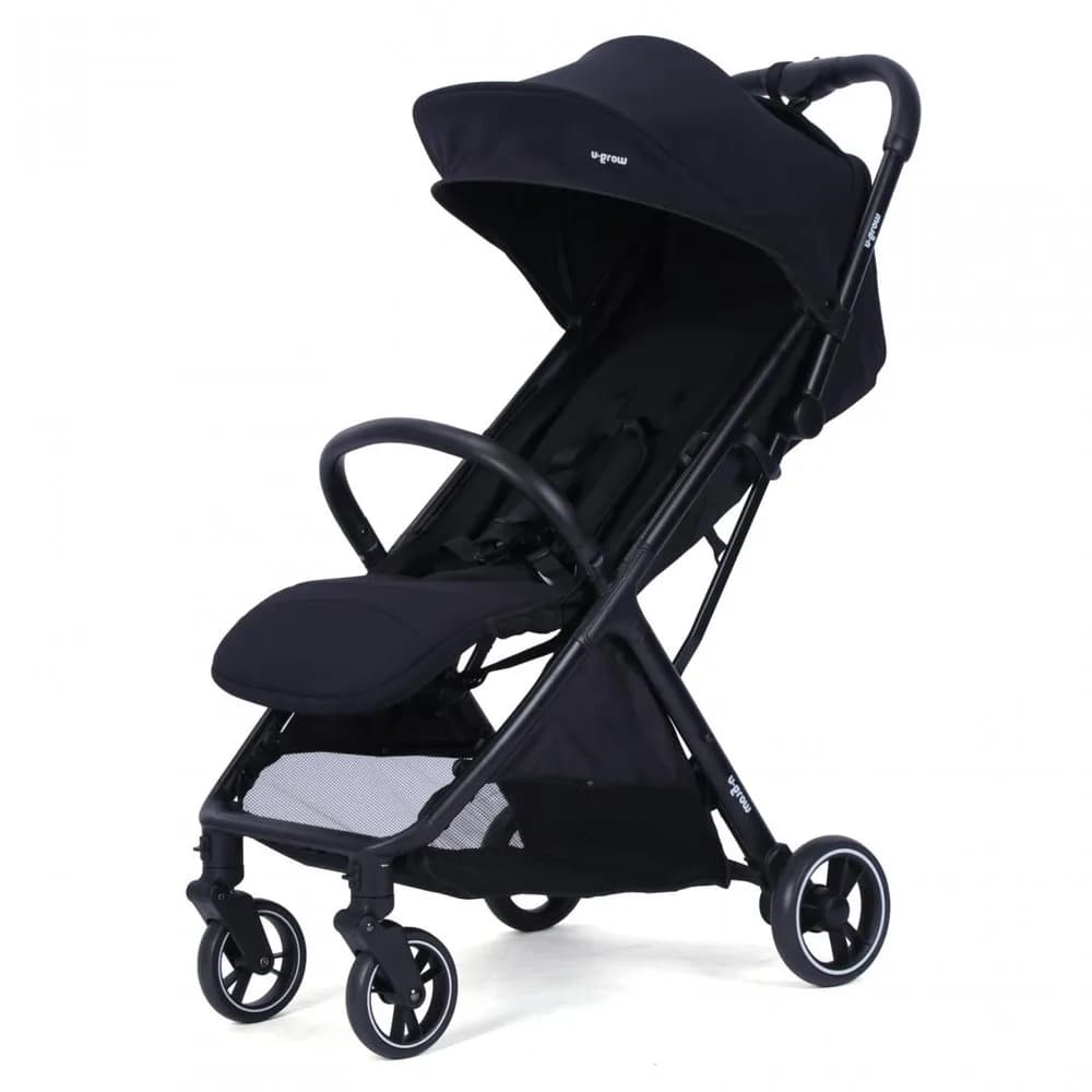 Carucior sport U-Grow autofold, 0-48 luni, negru — miniatură