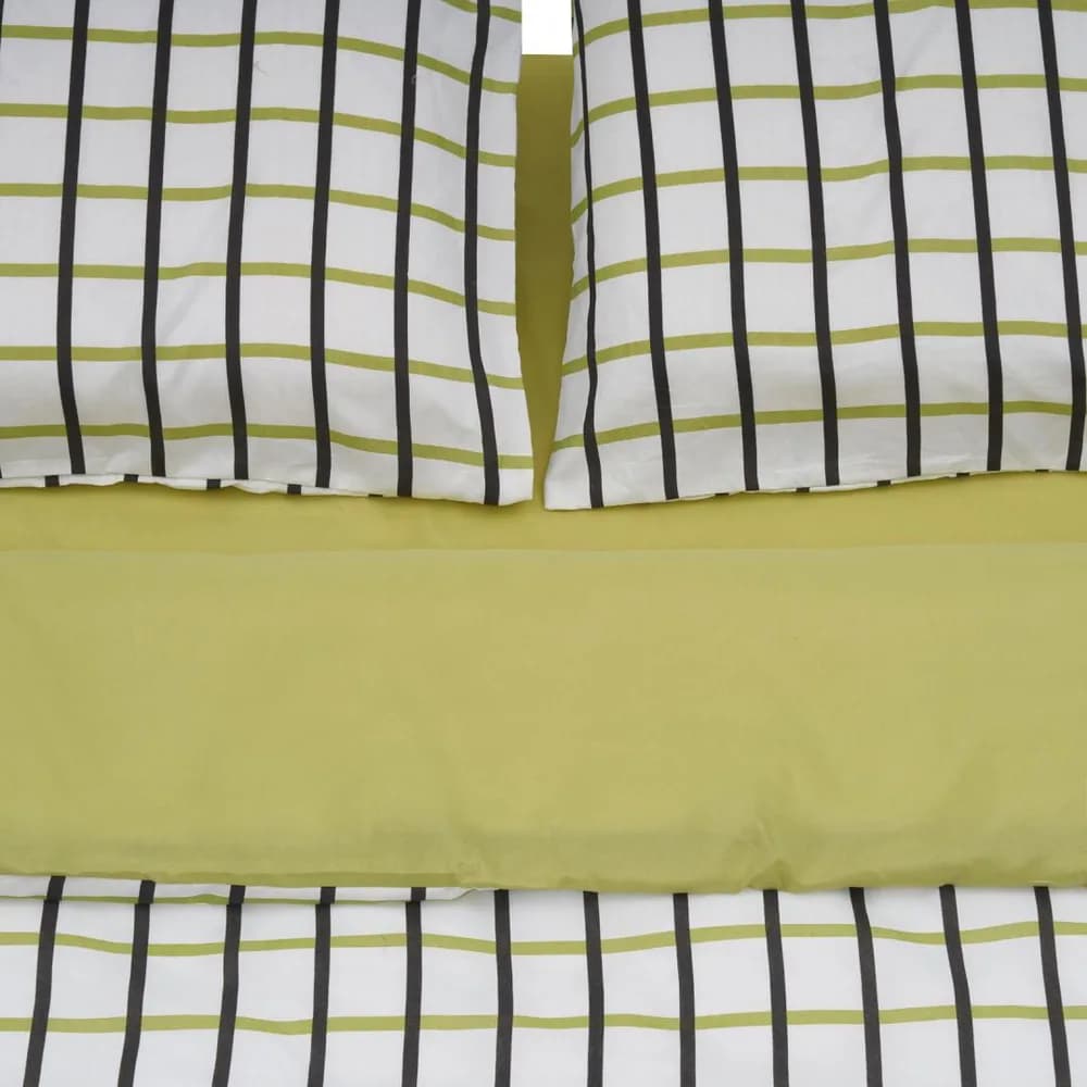 LENJERIE DE PAT KS MICROFIBRA CHECKER — miniatură