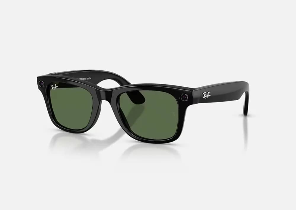 ORW4012 META WAYFARER High Bridge Fit - Shiny Black - G-15 Green Gen 2