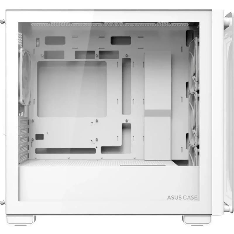 Carcasa ASUS A23 PLUS TG ARGB WHITE, RGB, Mid Tower, White — miniatură