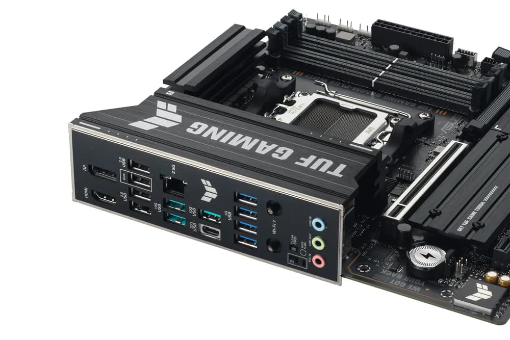 ASUS TUF GAMING B850M-PLUS WIFI7 AM5 4xDDR5 mATX Pciex5 DP HDMI USB MB "TUF GAMING B850M-PLUS WIFI7" — miniatură