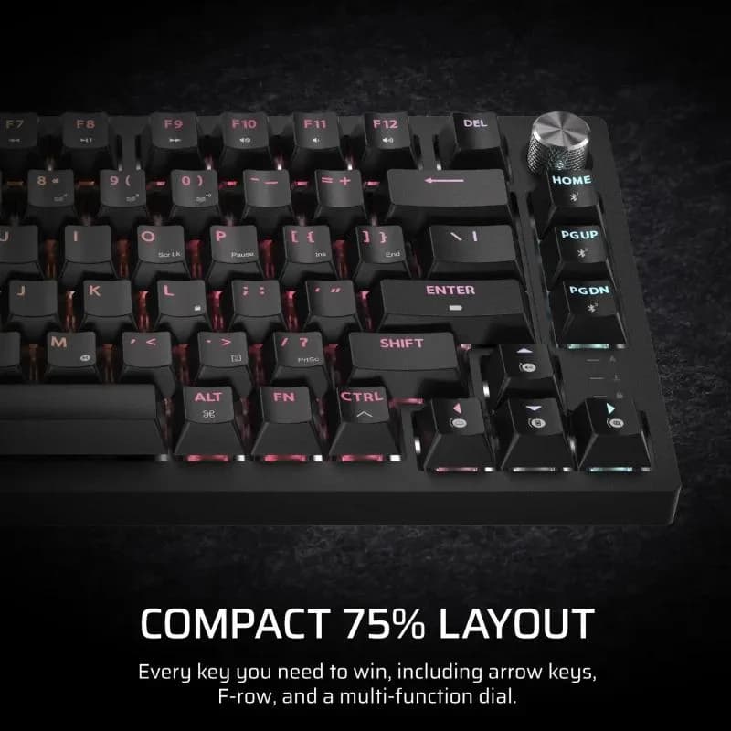 Tastatura Mecanica Gaming CORSAIR K65, USB, negru — miniatură