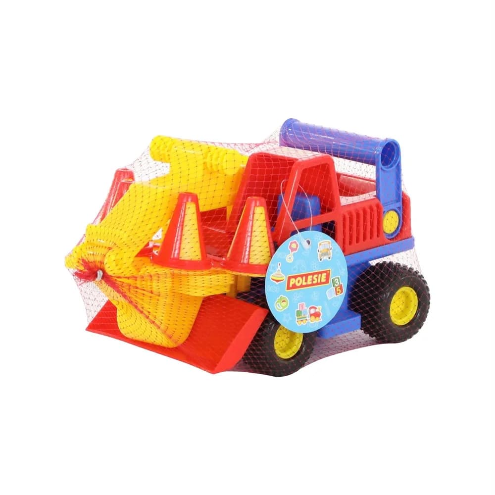 Excavator cu accesorii - ConsTruck, 29x16x16 cm, Wader — miniatură