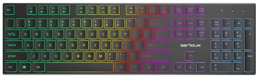 Tastatură office cu iluminare * Mod: USB cu fir * Număr tastă: 104 * Material: ABS * Culoare: Negru * Layout: SUA * Tip interfață: USB * Dimensiune: 438*126*26 mm * Compatibil cu Windows 2000/XP/Vista/Windows7/8/10/Mac