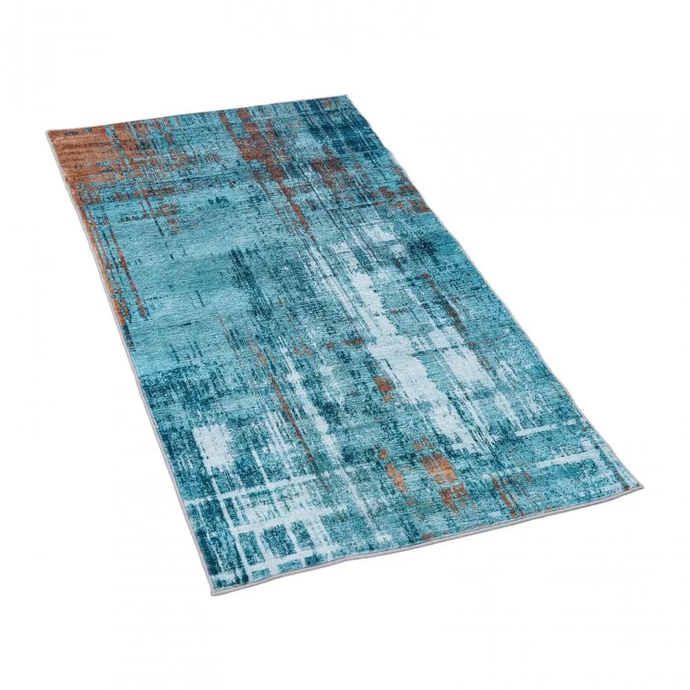 Covor printat, MIST 70x140 cm, lavabil cu spate antialunecare, inaltime fir 3mm — miniatură