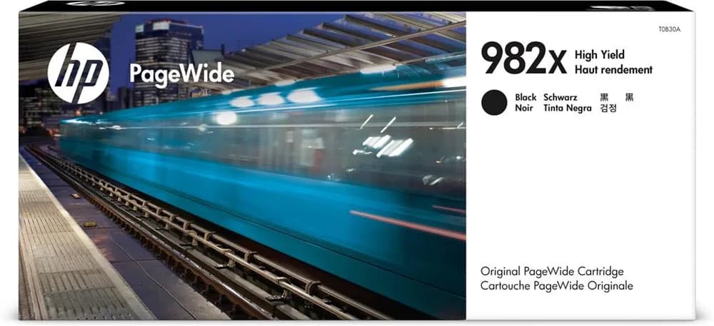 Cartus Cerneala Original HP Black, nr.982X, pentru PageWide Enterprise 765|780|785, 194ml, "T0B30A"