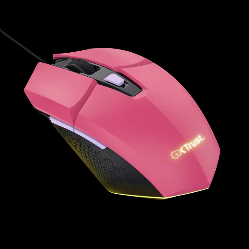 Mouse Gaming Trust GXT 109P FELOX, 6400 DPI, Roz — miniatură
