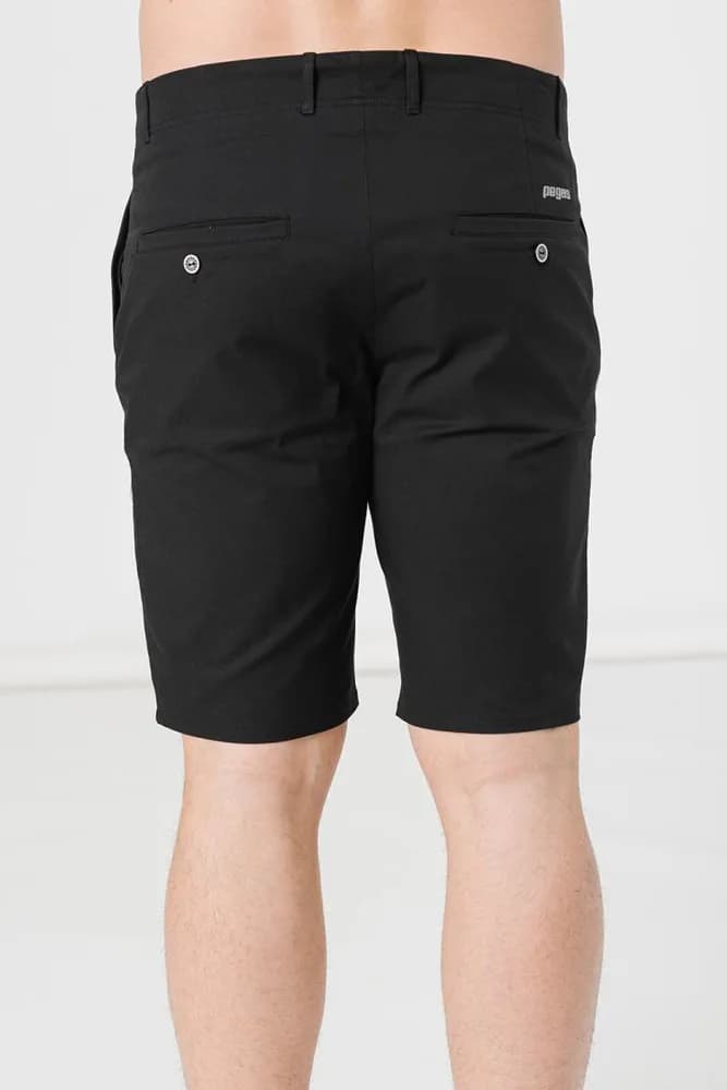 PANTALONI SCURT CASUAL BARBATI BLACK L — miniatură