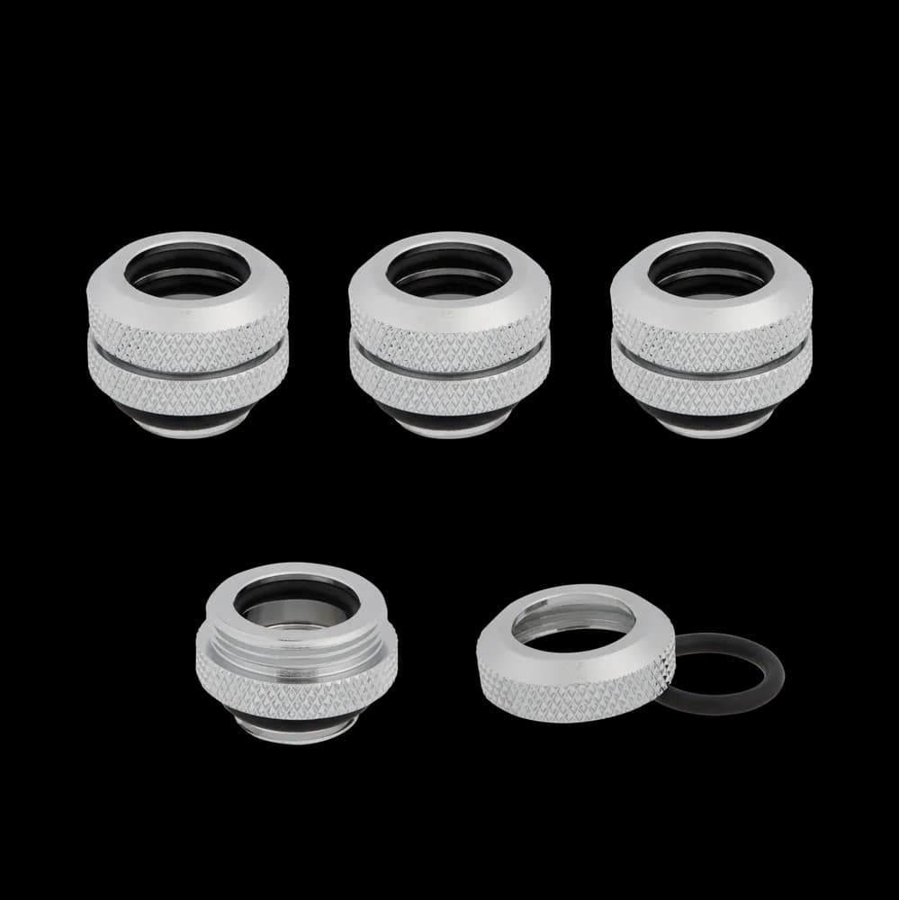 FITTING tub CORSAIR, filet G1/4", fitting straight, pt hard tube, OD 12 mm, chrome, "CX-9052000-WW"