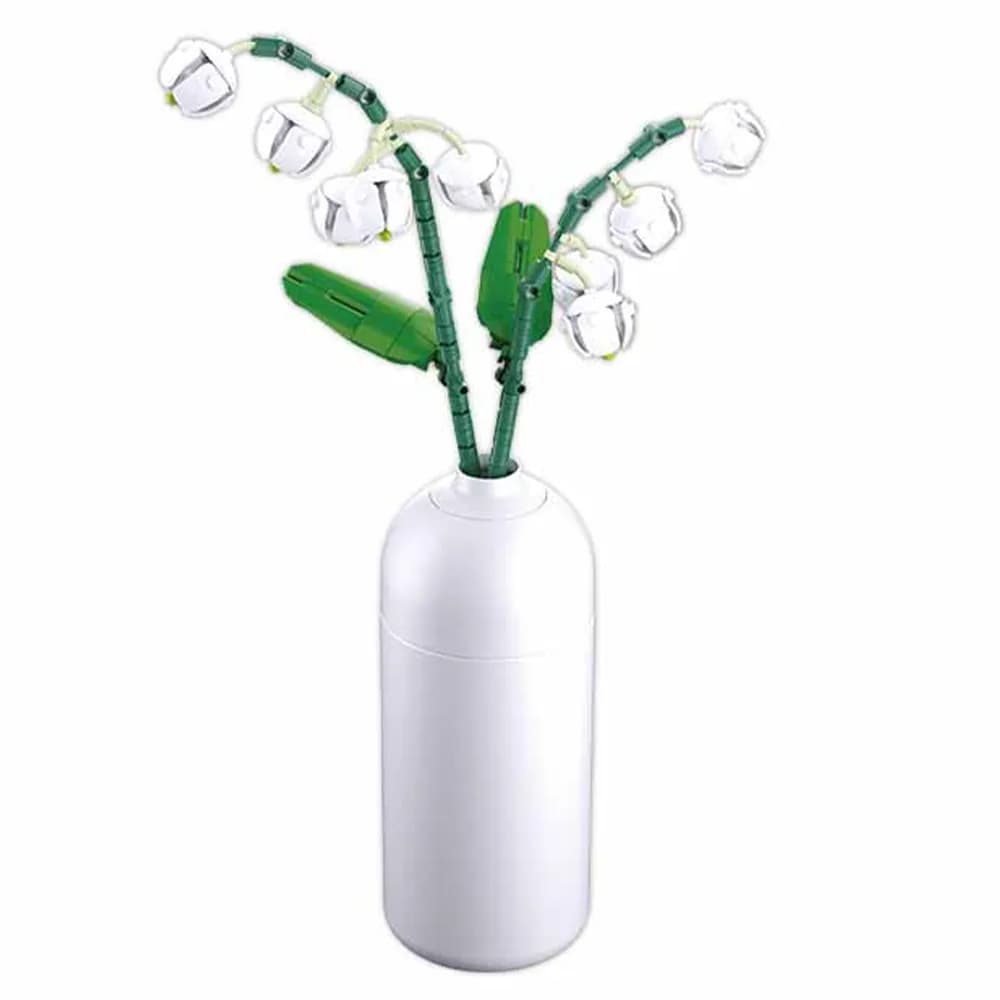 Set de Constructie Flowers, 253 piese, Lacramioara - Sluban — miniatură