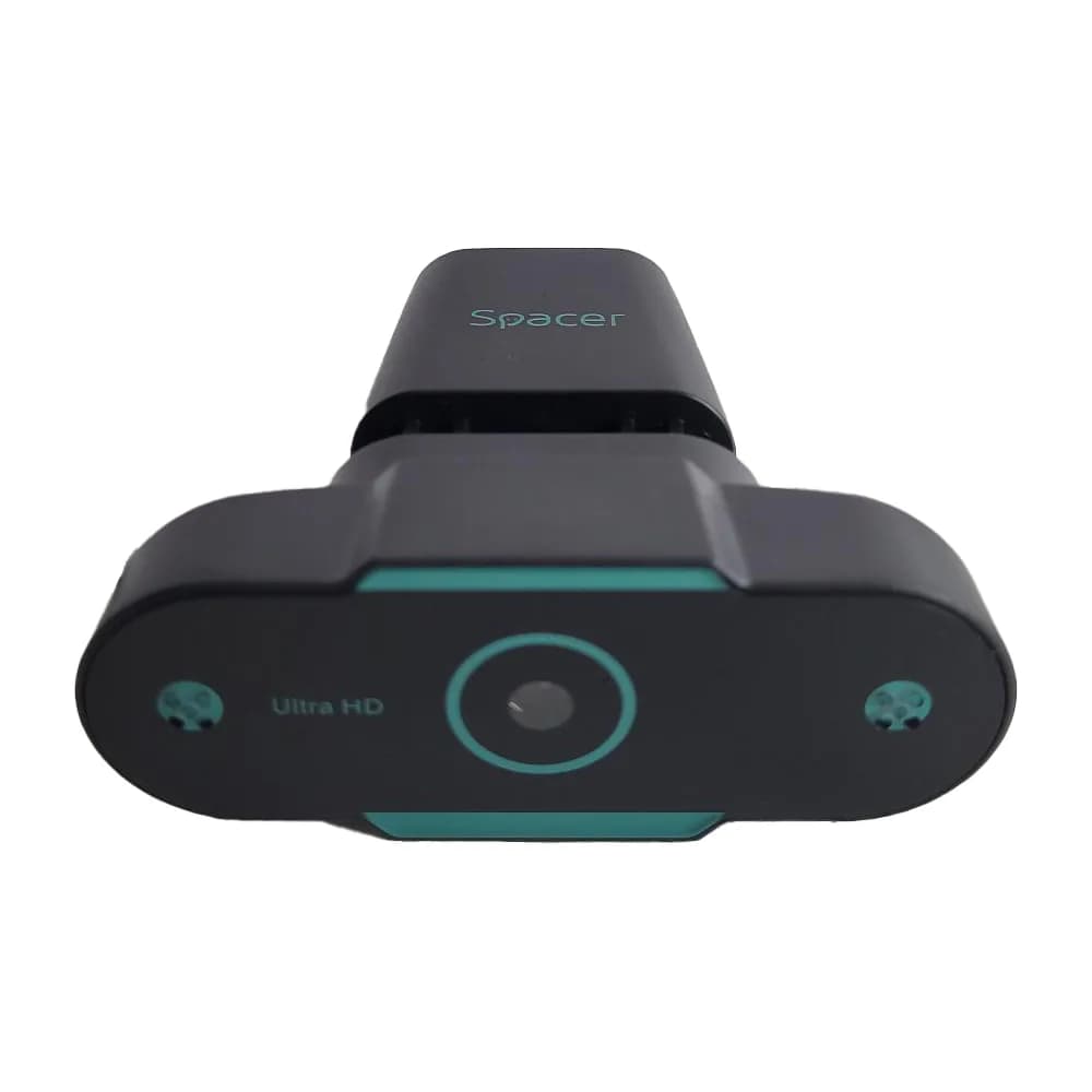 CAMERA WEB SPACER Ultra-HD 4K cu autofocus si rezolutie video 3840 x 2160, black "SPWB-CAM4K-02" — miniatură
