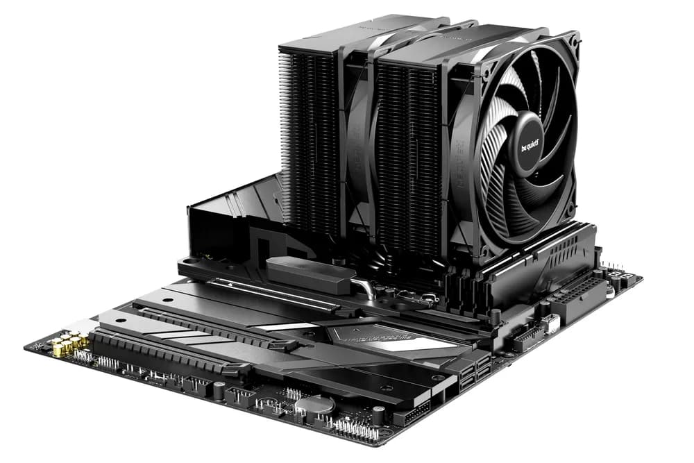 COOLER be quiet #Pure Rock Pro 3 Black" skt. Intel si AMD, racire cu aer, vent. 120mm, 2000 rpm, 6 heatpipes, inaltime 155mm, "BK042" — miniatură