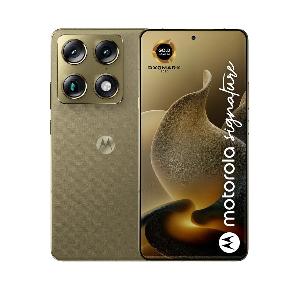 Smartphone Moto Signature 512GB 16GB RAM 5G Dual SIM Martini Olive "PBAB0003SE"