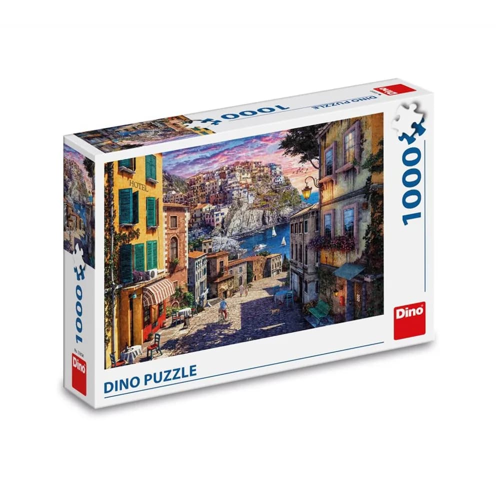Puzzle 1000 piese, Riviera Italiana - DINO TOYS — miniatură