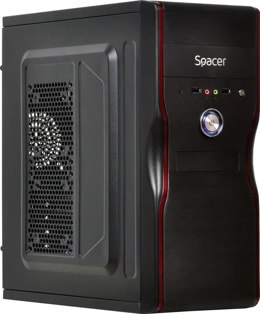 Carcasa SPACER New Mercury, Mid Tower, Black