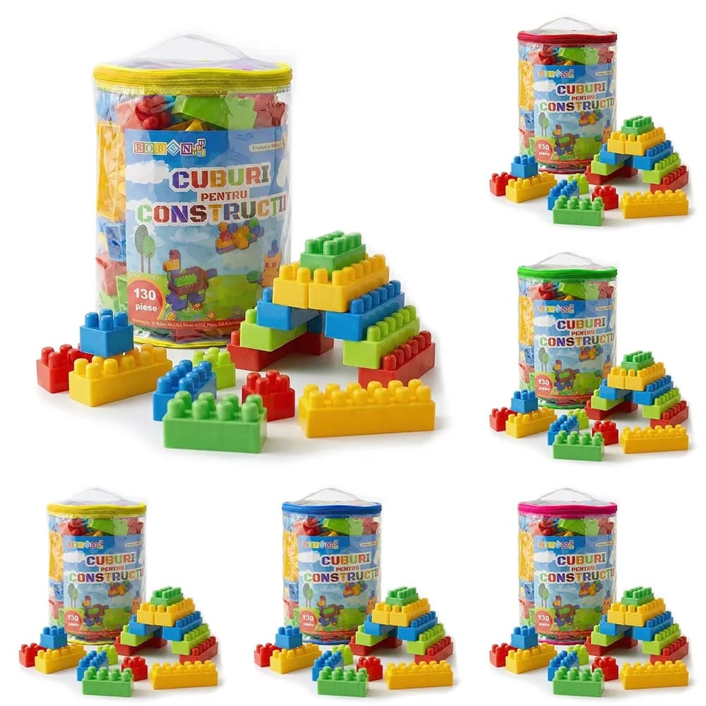 Cuburi 130 piese - ROBENTOYS