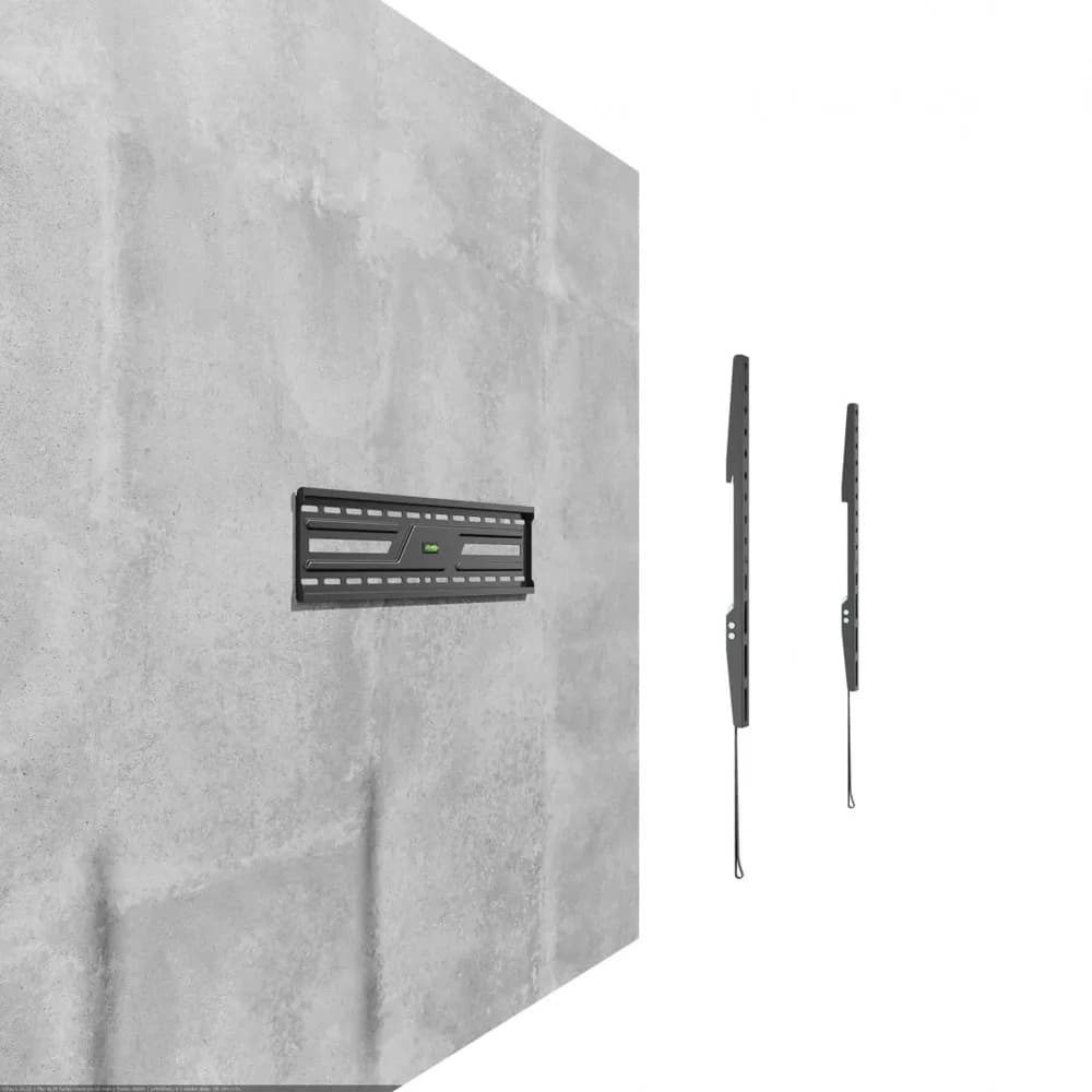 Suport perete TV Serioux 37-86" Fix 75kg Profil 24mm Material: Otel Finisarea suprafeței: vopsea electrostatica Dimensiune ecran: 37"-86" Compatibilitate VESA: 75x75, 100x100, 100x150, 150x100, 100x200, 200x100, 150x150, 200x200, 200x300, 300x200, 200x400, 400x200, 300x300, 300x400, 400x300 — miniatură
