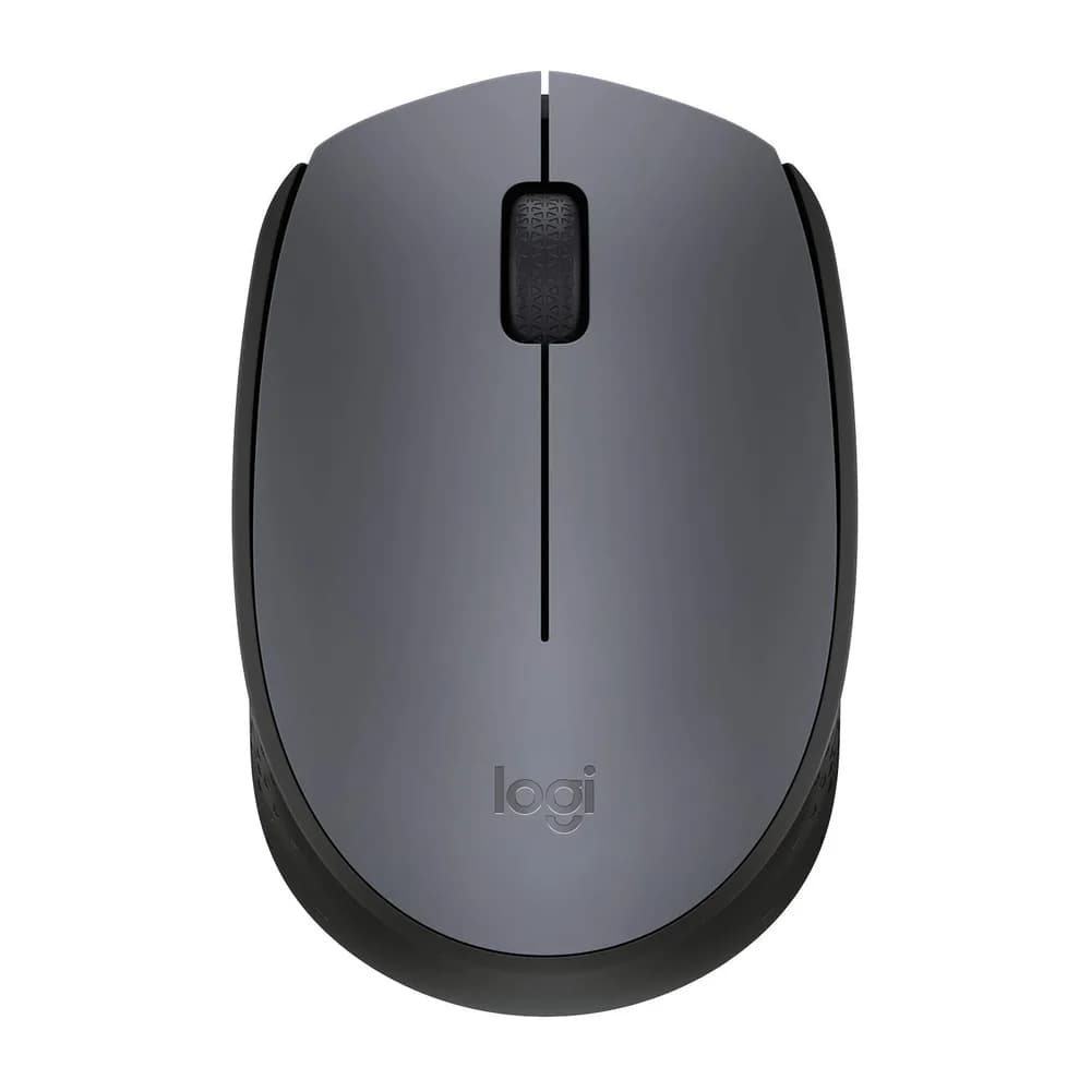 MOUSE LOGITECH, "M170", PC sau NB, wireless, 2.4GHz, optic, 1000 dpi, butoane/scroll 3/1, gri, "910-004642"